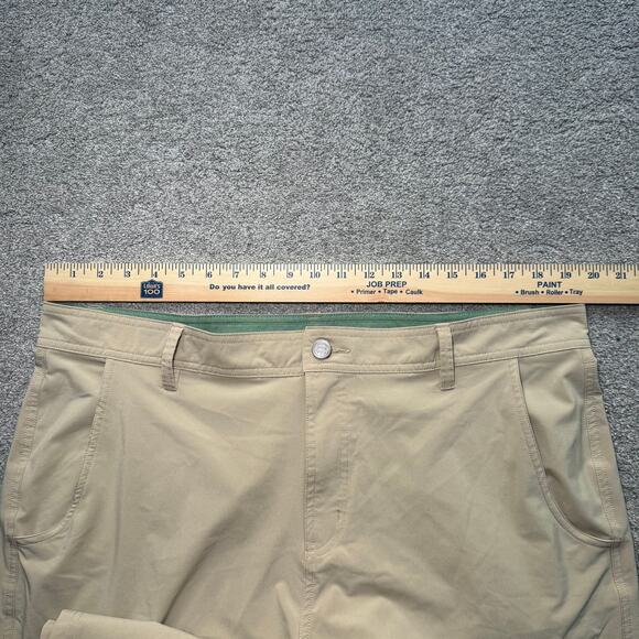 Free Fly Shorts Mens 38 Brown Performance Hybrid Fishing Stretch Gorpcore - Picture 4 of 6
